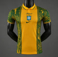 Player Version 2026 Brazil National Team Home Tropical Pattern Jersey