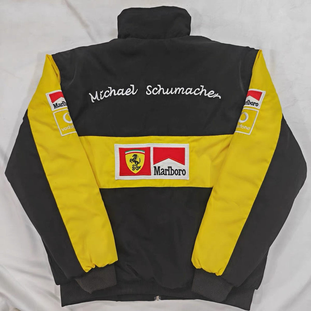 New Adult F1 MOTO Jacket Ebroidered Cotton Padded F 1 Racing Jacket