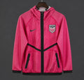 USA Lightweight Breathable Mesh Windbreaker Pink Jacket