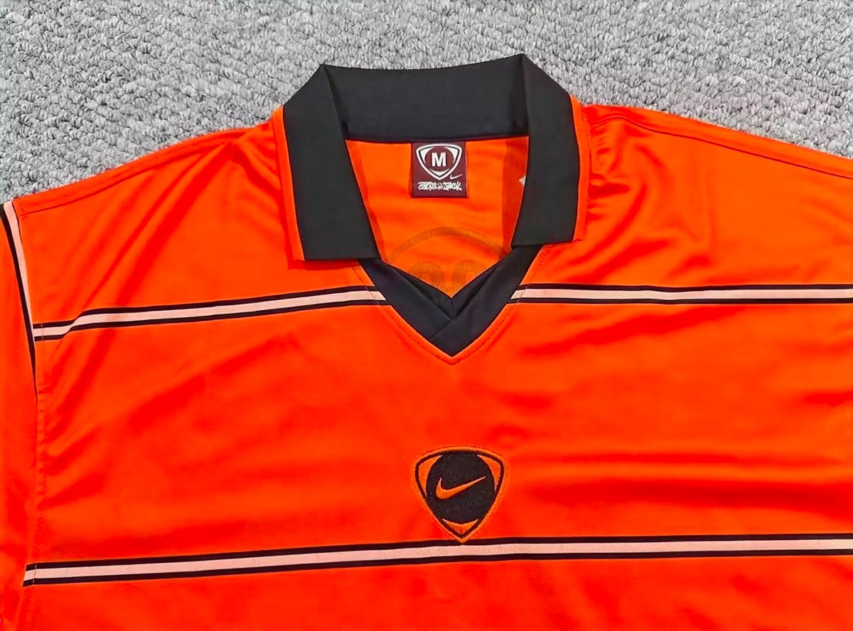 Netherlands x Travis Scott Cactus Jack Total 90 Retro Orange/Black Jersey