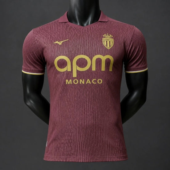 Player Version 26/27 AS Monaco Away Maroon Jersey