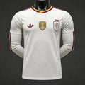 Player Version 2 Star 2026 Spain Away White Long Sleeve Jersey With Champion Patch