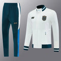 26/27 SSC Napoli White Full Zipper Jacket Tracksuit + Long Pants
