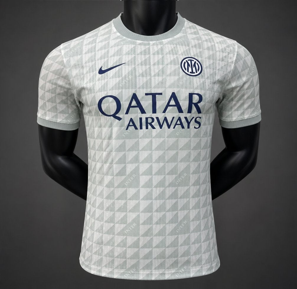 Player Version 26/27 Inter Milan Gray White Pre-Match Jersey