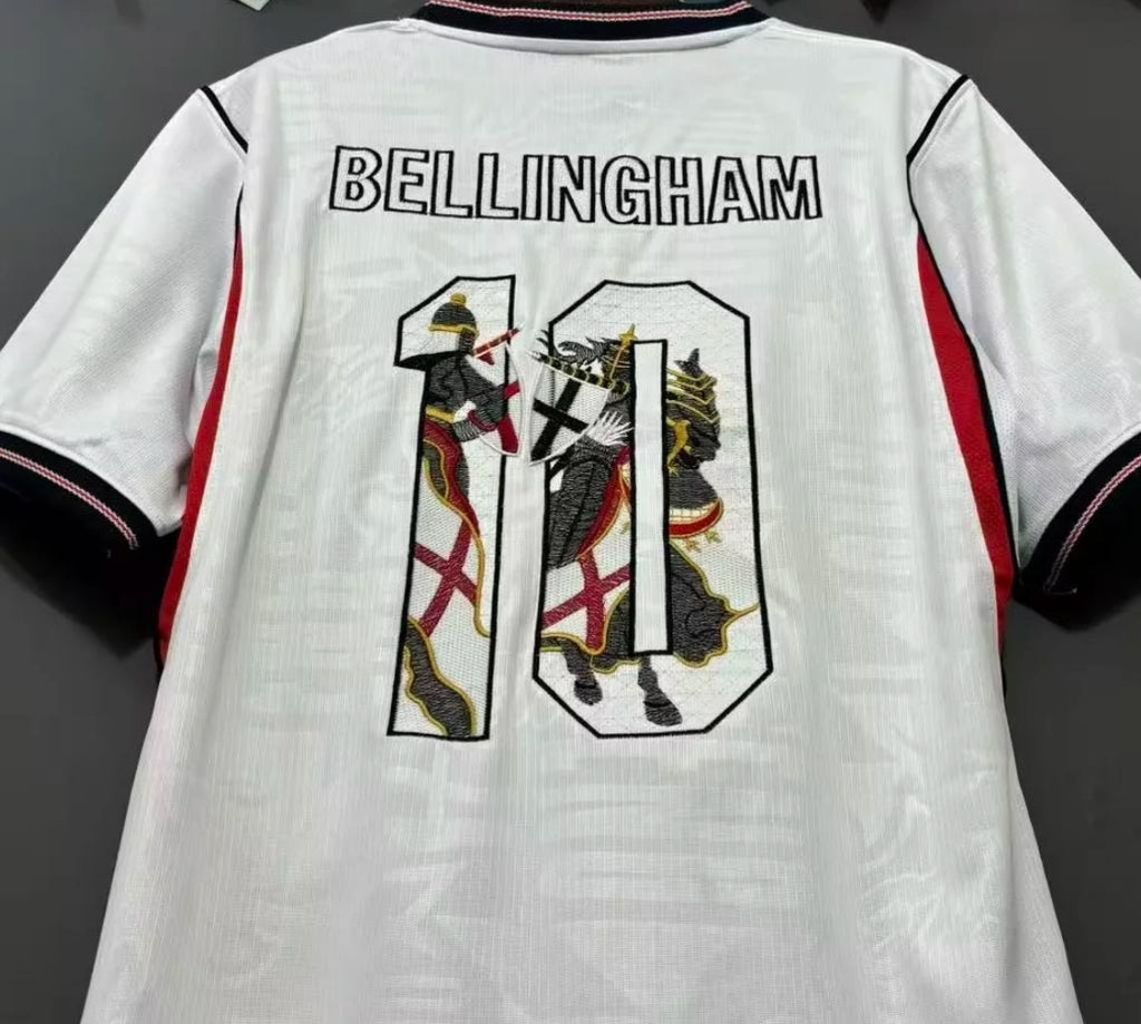 England Home Bellingham With Stitched Name Number