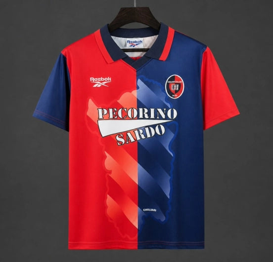 Retro 96/97 Cagliari Calcio Home Jersey