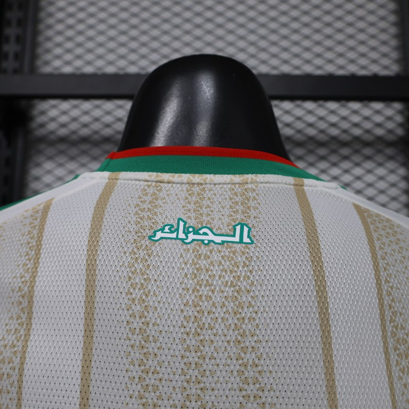 Player Version 2026 Algeria Away White Long Sleeve Jersey