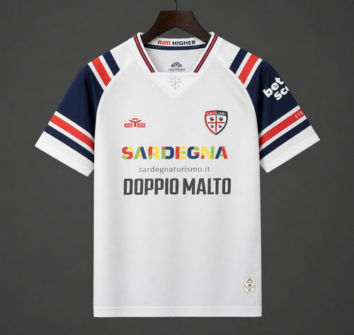 26/27 Cagliari Calcio Away White Jersey