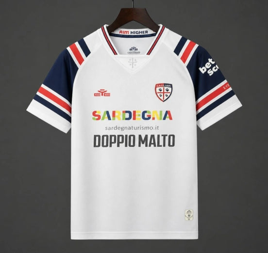 26/27 Cagliari Calcio Away White Jersey