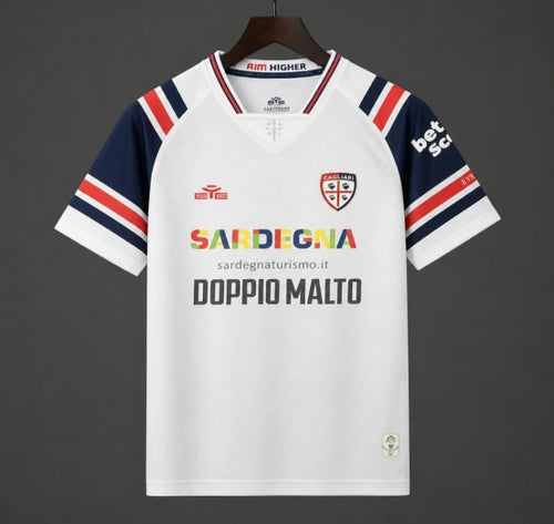 26/27 Cagliari Calcio Away White Jersey