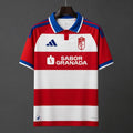 26/27 Granada CF Red & White Hoops Home Jersey