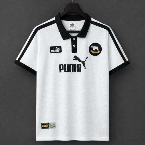 Retro 97/98 Derby County Home White Jersey