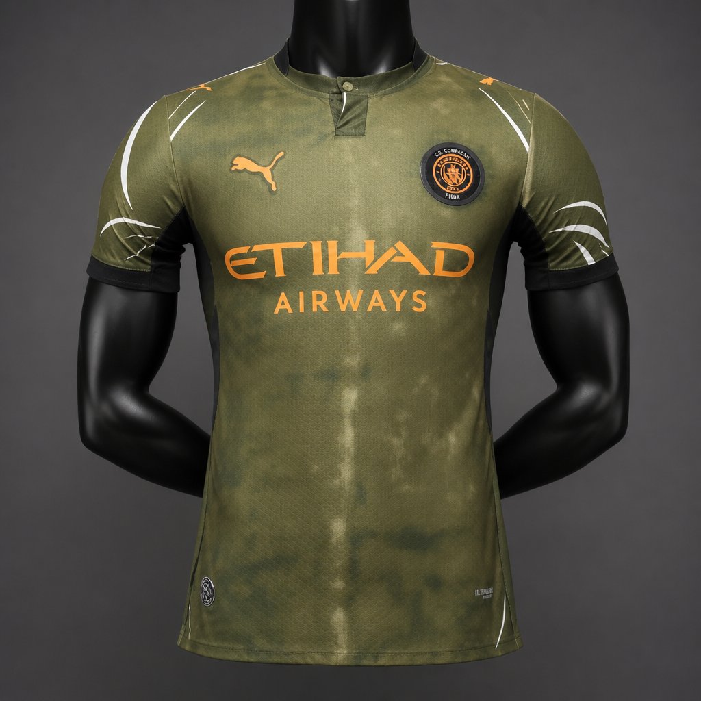Player Version 26/27 Manchester City Third Olive Jersey