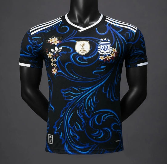 Player Version 2026 Argentina Away "Floral Edition" Special Jersey
