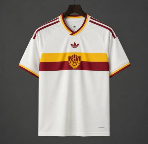 26/27 AS Roma Away White Jersey-No Sponsor