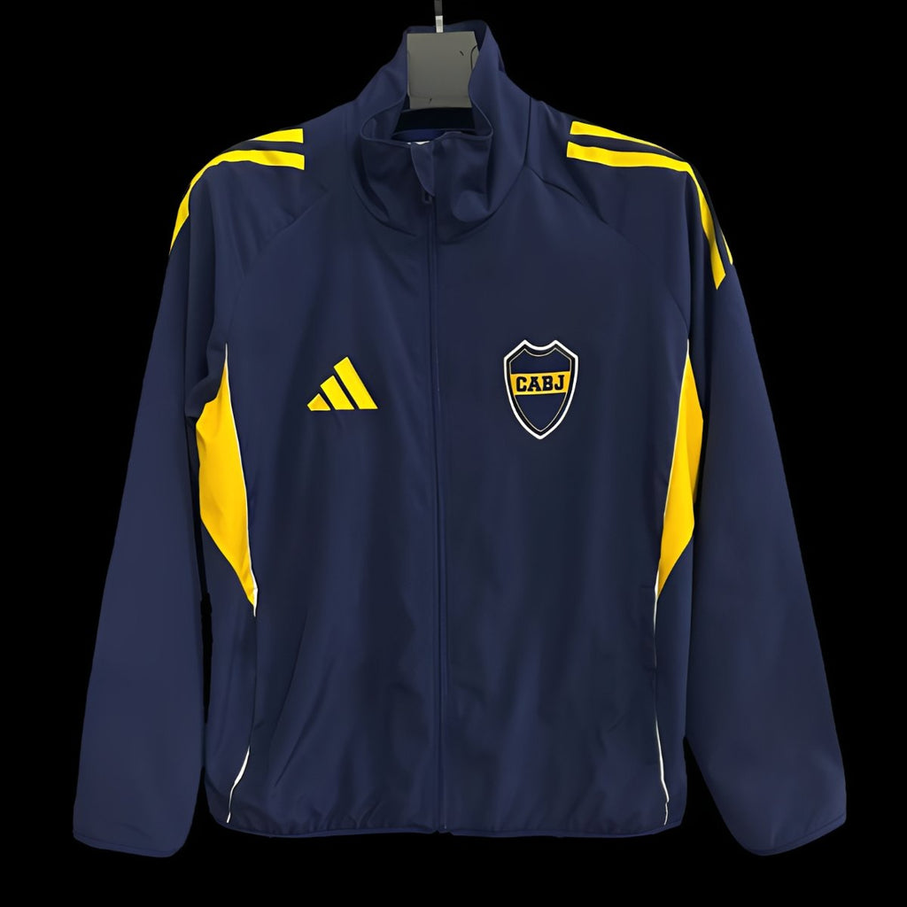 25/26 Boca Juniors Navy Full Zipper Windbreaker