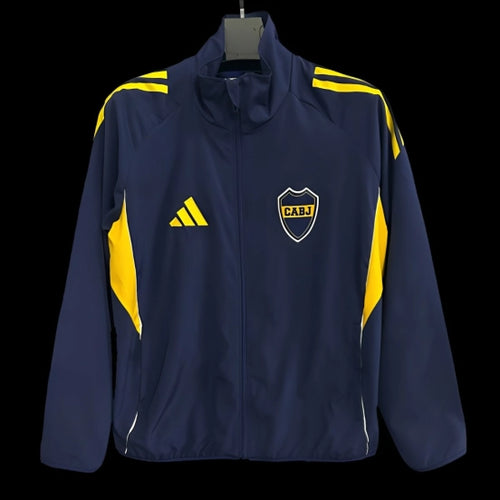 25/26 Boca Juniors Navy Full Zipper Windbreaker