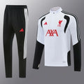 26/27 Liverpool White Half Zipper Jacket Tracksuit + Long Pants
