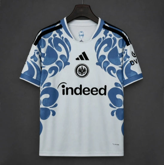 26/27 Eintracht Frankfurt Third White‑Blue Jersey