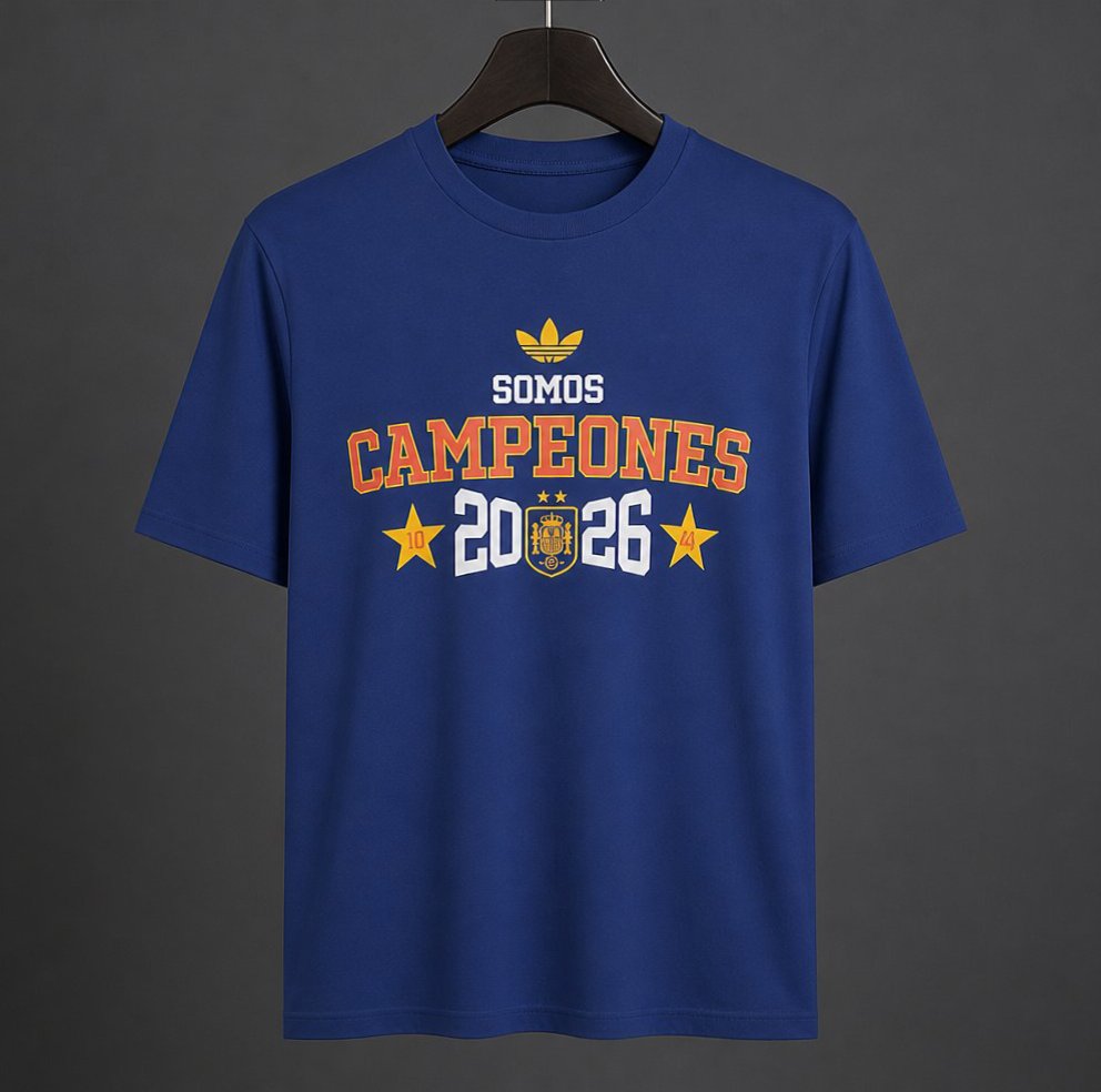 Spain World Cup Champion Blue T-Shirt