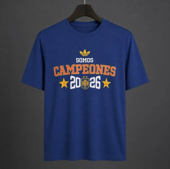 Spain World Cup Champion Blue T-Shirt