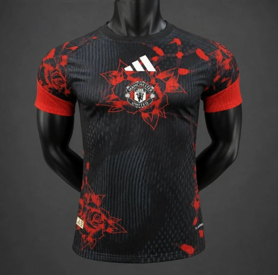 Player Version 26/27 Manchester United Pre-Match Black Bold/Rose Jersey
