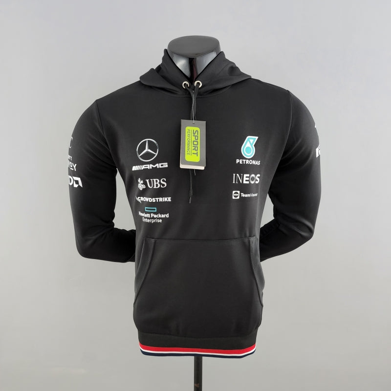 F1 Mercedes AMG Petronas Black Jacket #0001