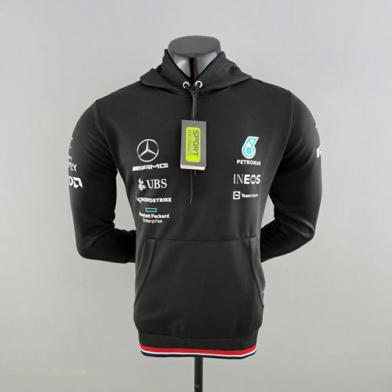 F1 Mercedes AMG Petronas Black Jacket #0001