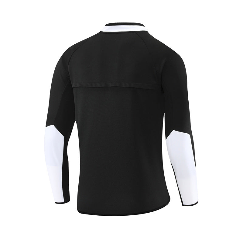 Retro 02/03 Manchester United Black Half Zipper Jacket