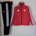 26/27 Manchester United Red & Black Training Tracksuit