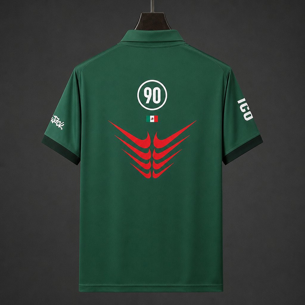 Mexico x Travis Scott Cactus Jack Total 90 Retro Dark Green Jersey