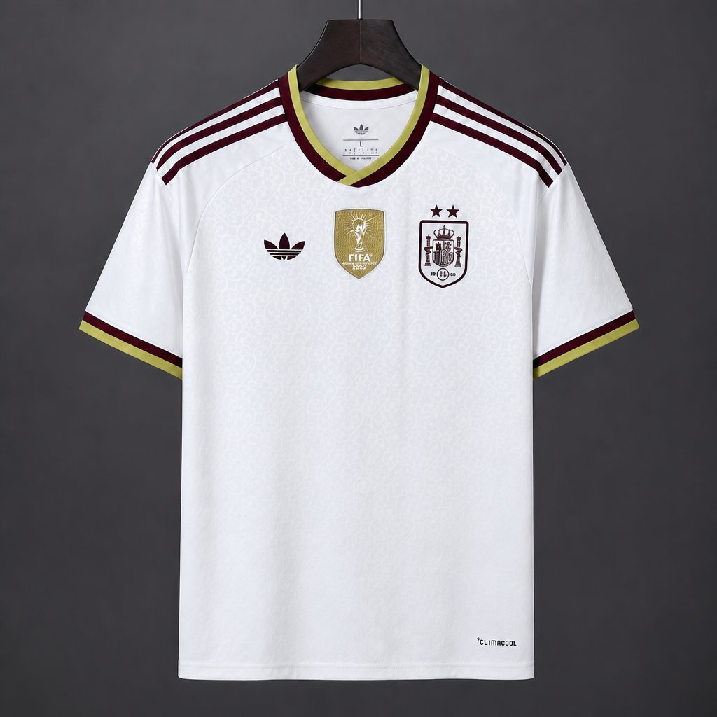 Star 2026 Spain Away White Jersey With Champion Patch