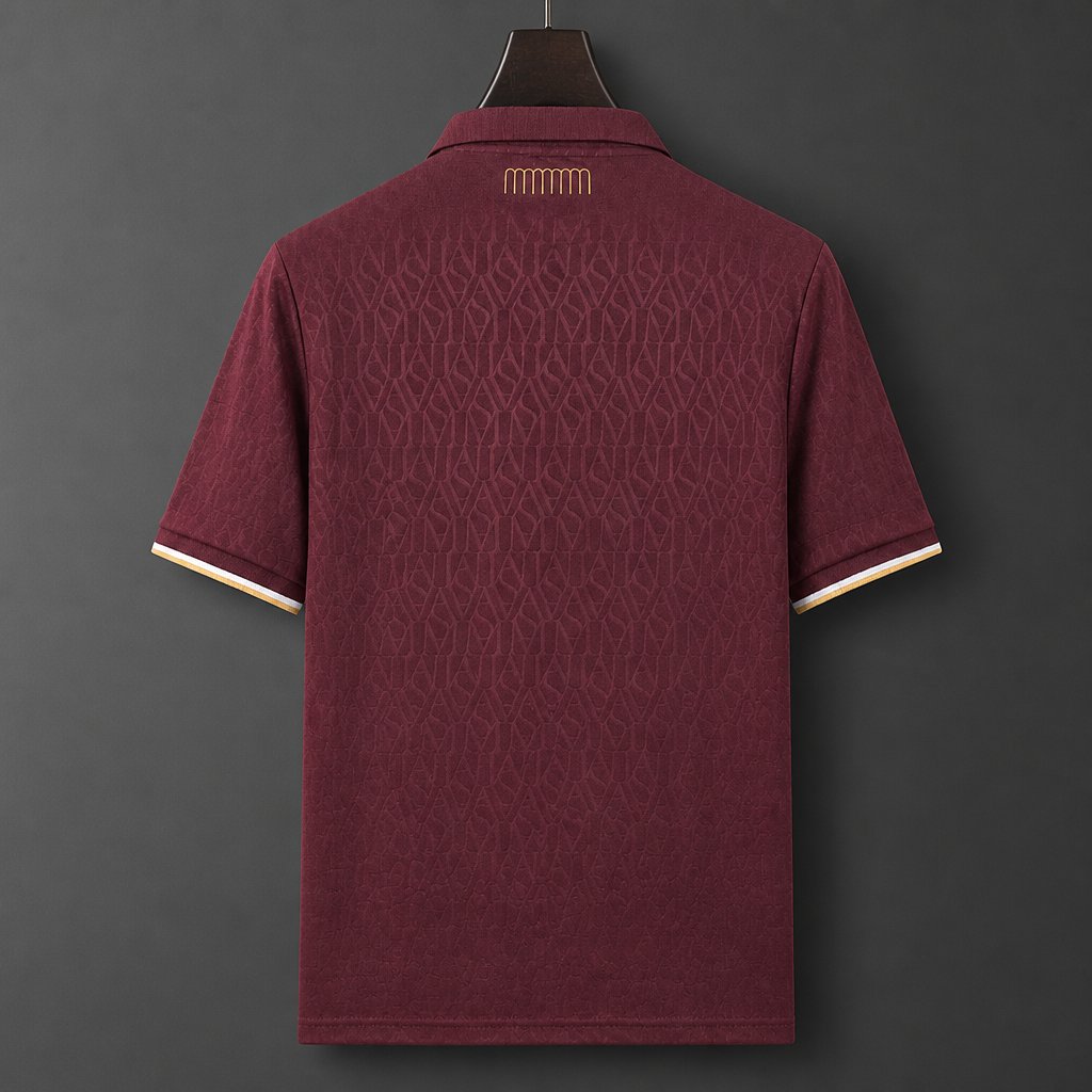 26/27 AS Monaco Away Maroon Jersey