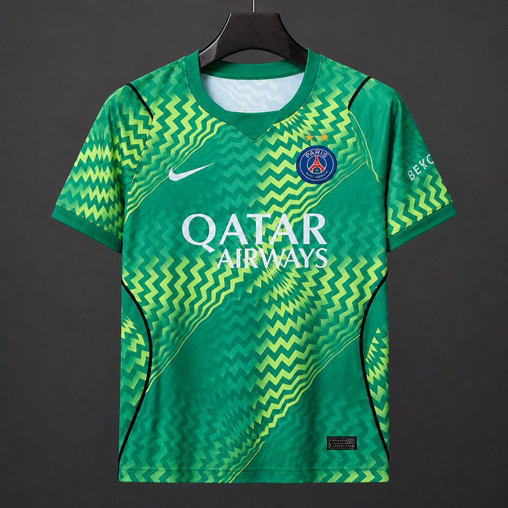 Stars 26/27 PSG/Paris Saint Germain Green Goalkeeper Jersey