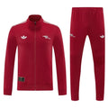 26/27 Arsenal Red Full Zipper Jacket Tracksuit + Long Pants