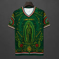 Mexico Special Edition Green with Virgin of Guadalupe and Aztec Pattern Jersey