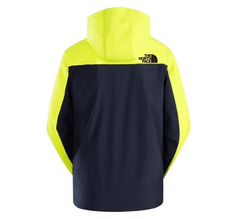 The North Face Light Blue Long Waterproof Jacket