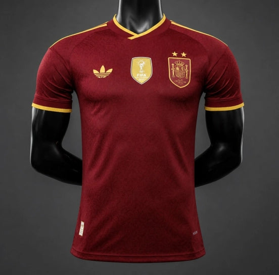 Player Version 26/27 Spain Third Burgundy Jersey