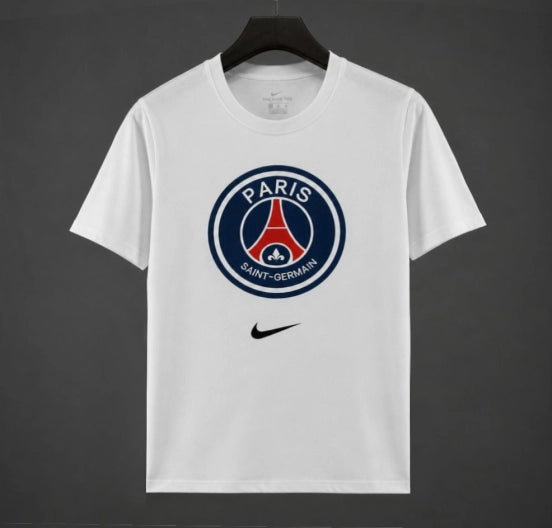 26/27 PSG White Cotton T-Shirt