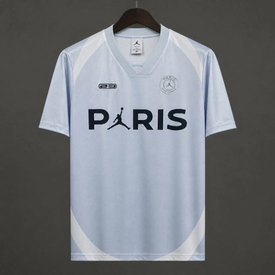26/27 Jordan x PSG Paris Saint-Germain Fanswear Jersey - Pure Platinum / Light Blue