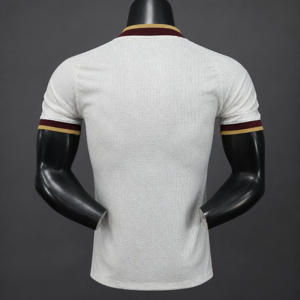Star Player Version 2026 Spain Away White Jersey With Champion Patch