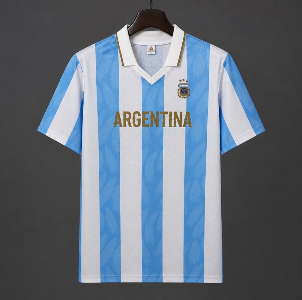 Argentina Striped Number Printed Special Jersey