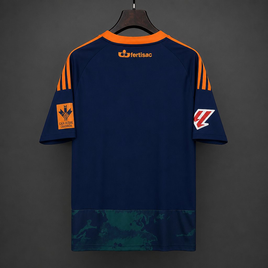 26/27 Granada Away Dark Green Camouflage with Orange Trim Jersey