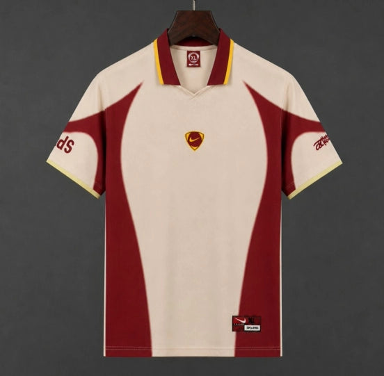 Spain x Travis Scott Cactus Jack Total 90 Retro Cream/Maroon Jersey