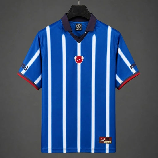 France x Travis Scott Cactus Jack Total 90 Retro Blue Stripe Jersey