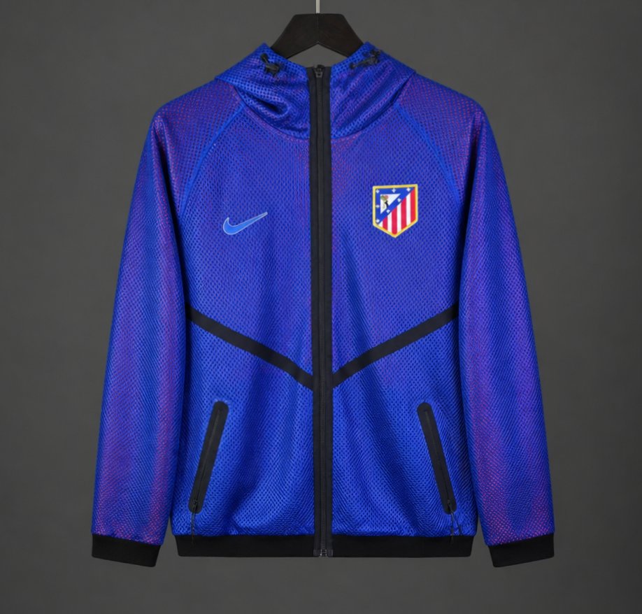 USA Lightweight Breathable Mesh Windbreaker Blue Jacket