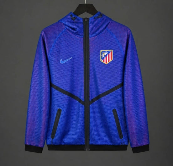 USA Lightweight Breathable Mesh Windbreaker Blue Jacket