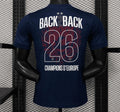 Player Version 2 Star 25/26 PSG Home Jersey With Champions of Europe 2026 Printing