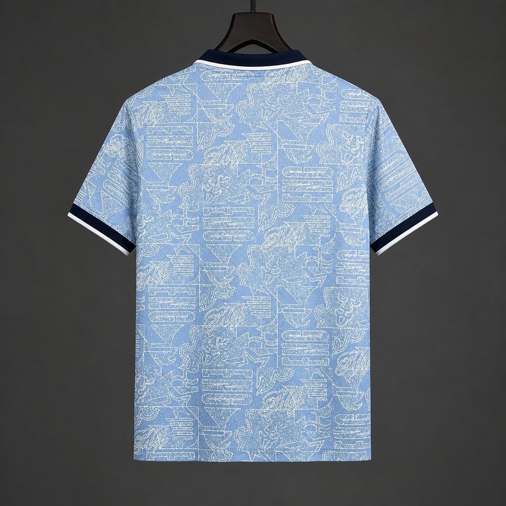 England Light Blue with Graphic Pattern Special Edition Jersey