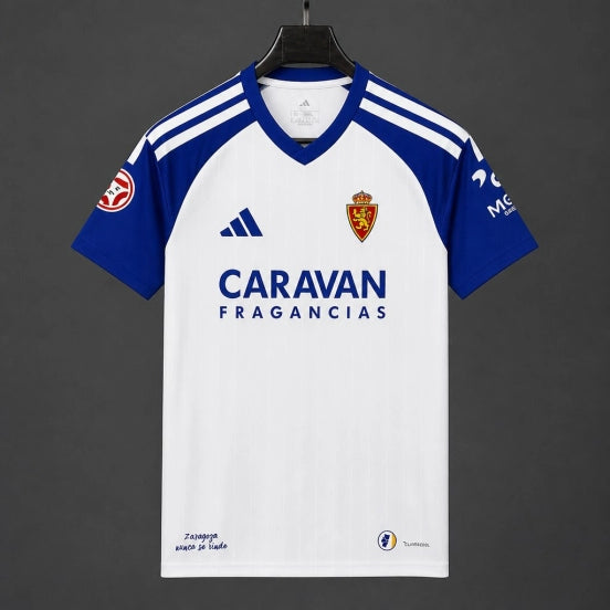 26/27 Real Zaragoza Home Jersey